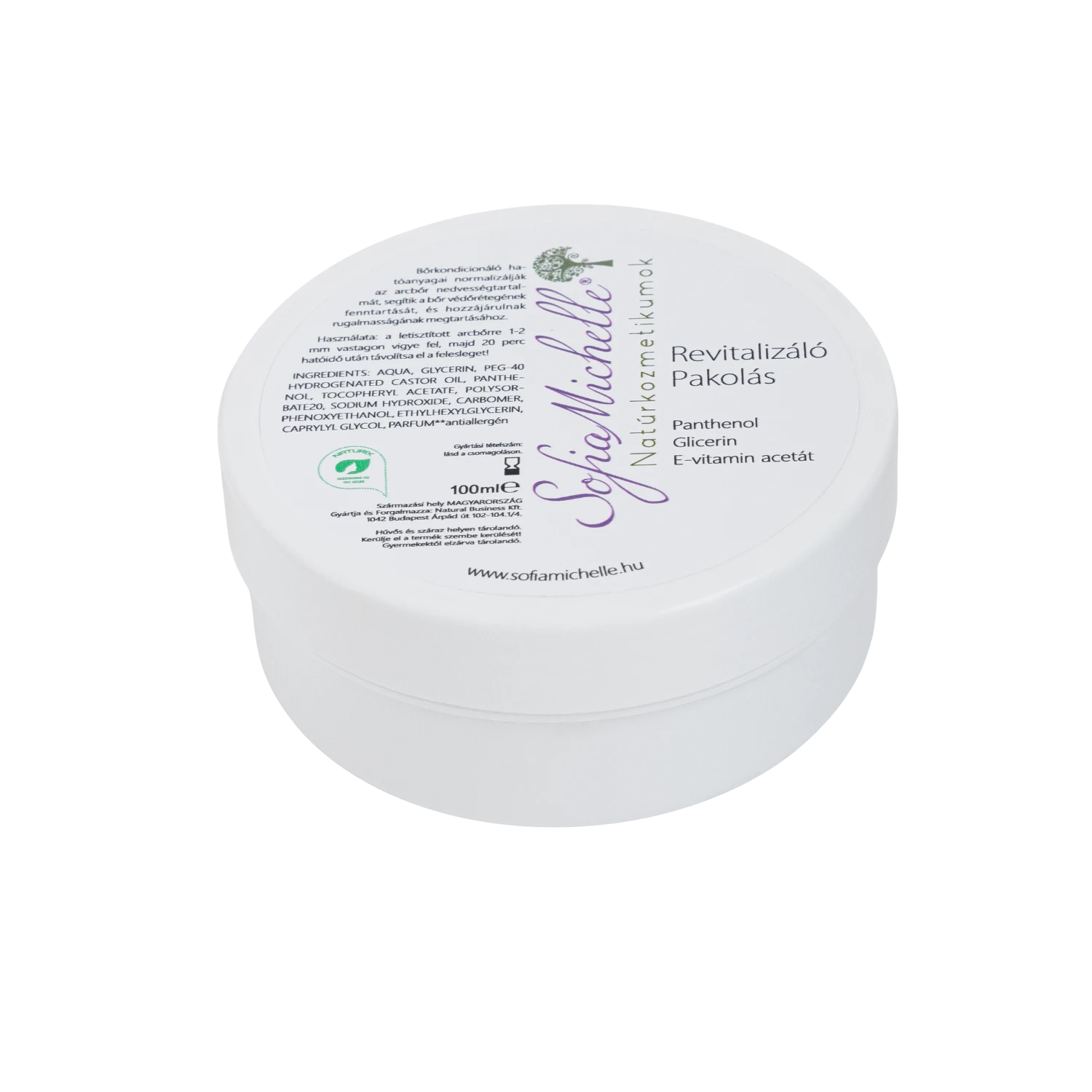 sofia michelle revitalizáló gélpakolás 100ml