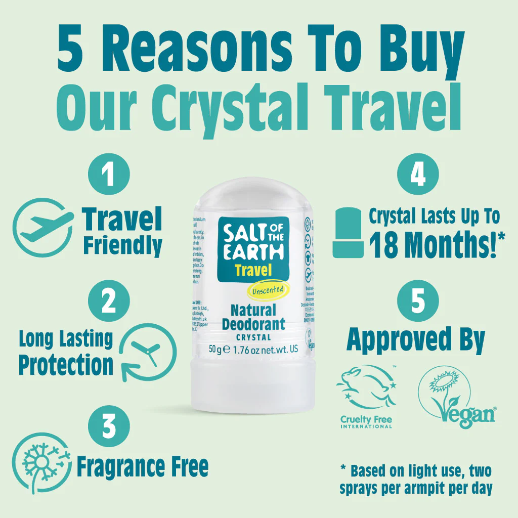 salt of the earth crystal travel deodorant