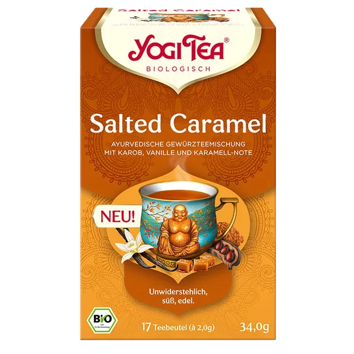 yogi tea sós karamellás bio tea 34g