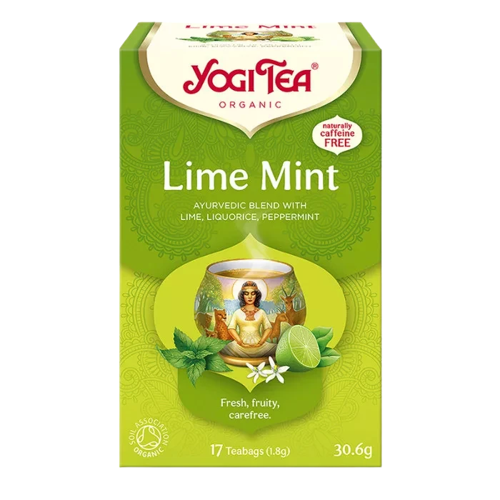 yogi tea zöldcitromos menta bio tea 30.6g