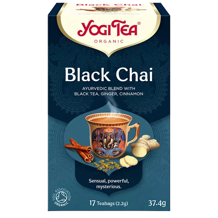 yogi tea fekete chai bio tea 37.4g