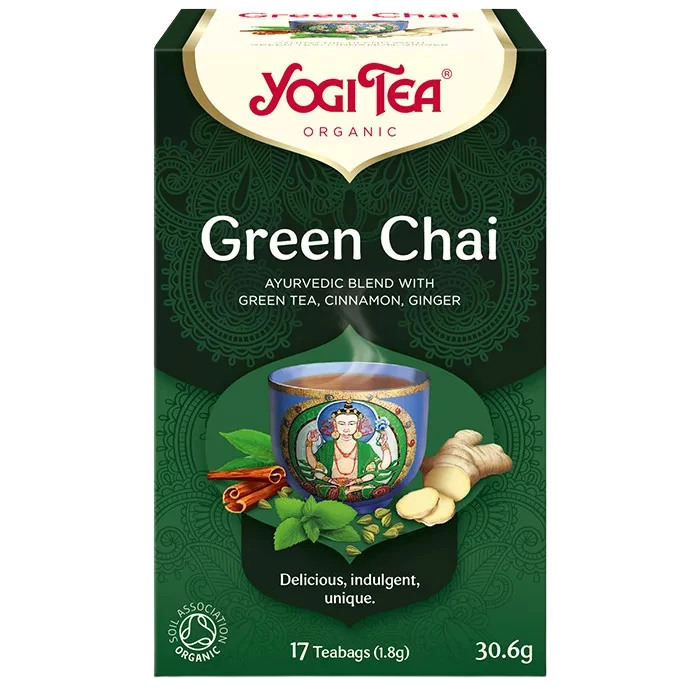 yogi tea zöld chai bio tea 30.6g