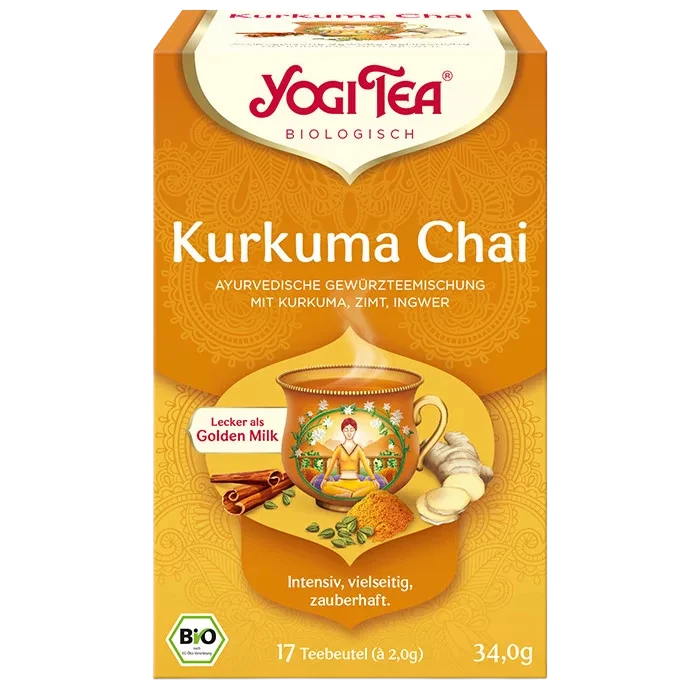 yogi tea kurkuma chai bio tea 34g