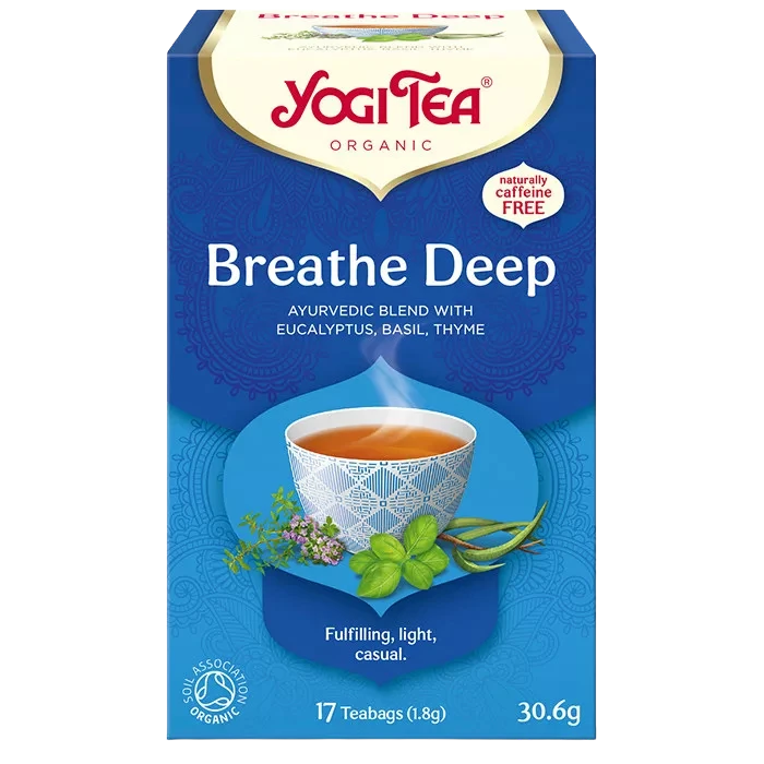 yogi tea mély lélegzet bio tea 30.6g