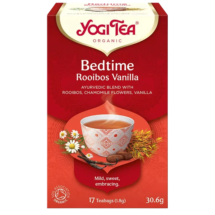 yogi tea lefekvés előtti bio tea rooibos és vanília Ízesítéssel 30.6g