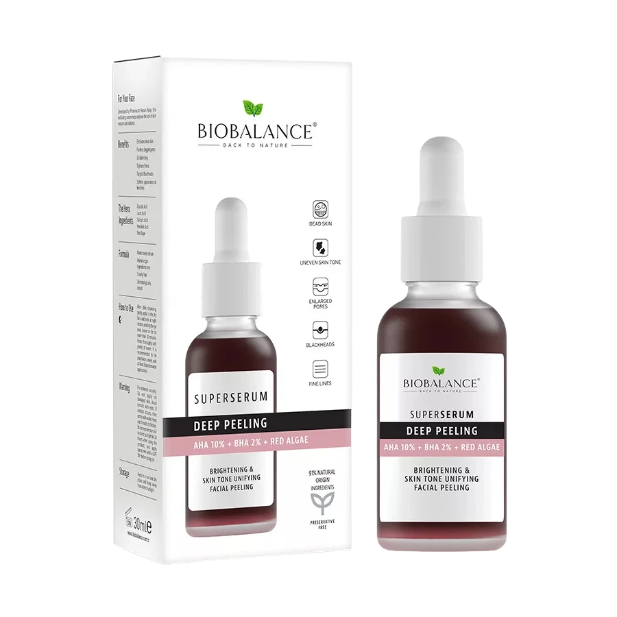 biobalance mélyhámlasztó szuperszérum arcra 30ml