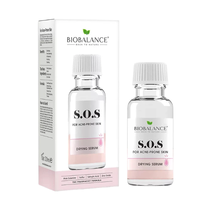 biobalance s.o.s. szárító szérum aknéra hajlamos bőrre 20ml