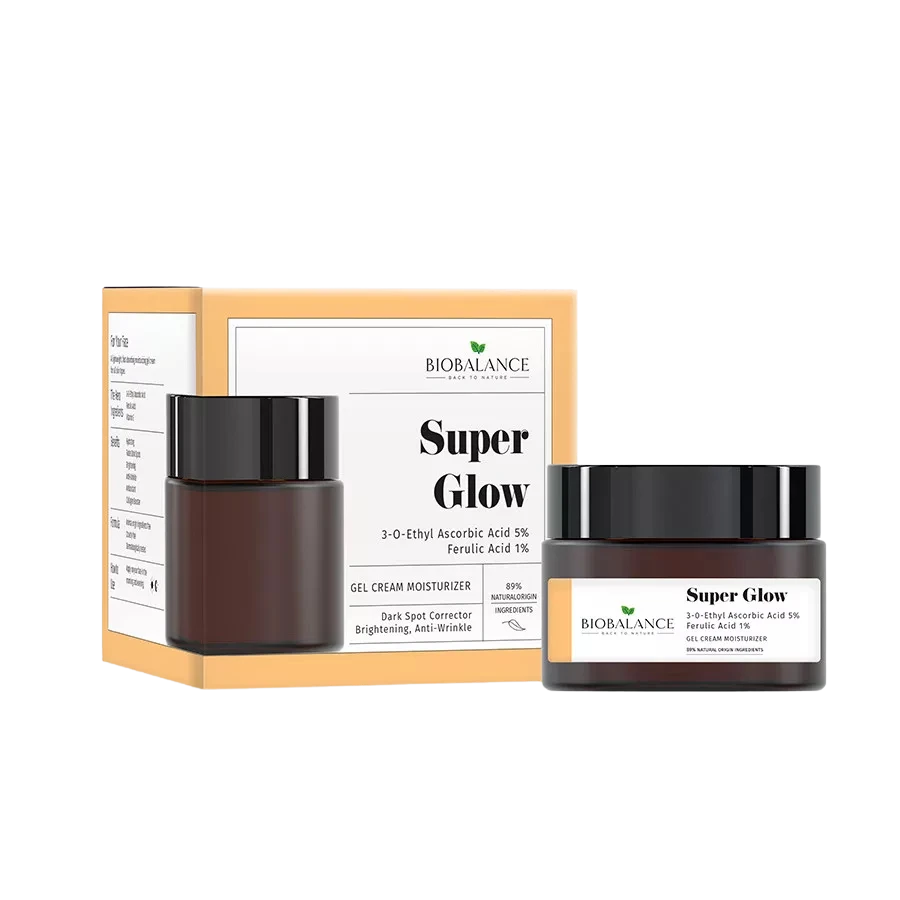 biobalance szuper ragyogást fokozó hidratáló gélkrém arcra c vitaminnal és ferulinsavval 50ml