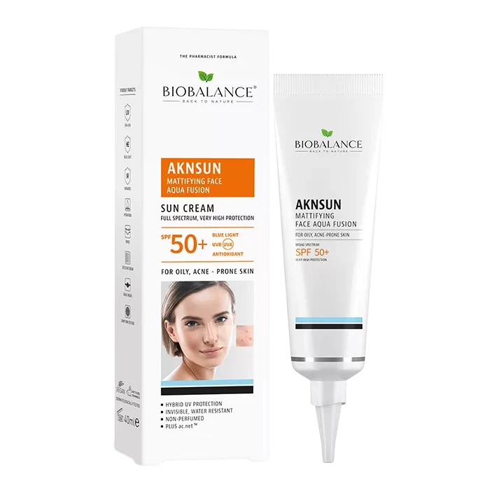 biobalance hidratáló és mattító fényvédő arckrém spf50+ 40ml