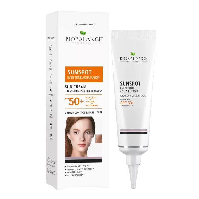 biobalance hidratáló és bőrkiegyenlítő fényvédő arckrém spf50+ 40ml