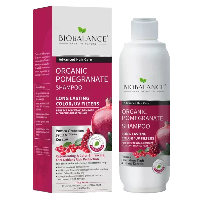 biobalance színvédő sampon bio gránátalmával festett hajra 330ml