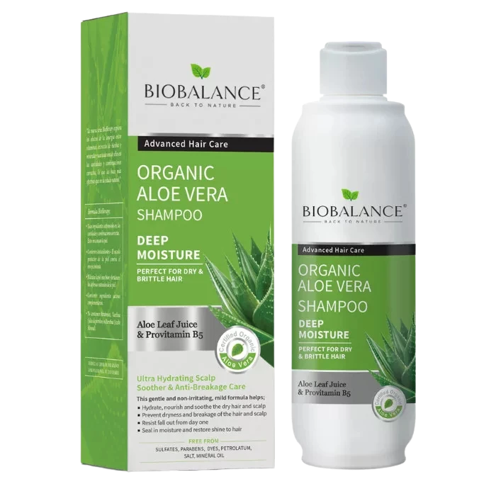 biobalance hidratáló sampon bio aloe verával száraz és töredezett hajra 330ml