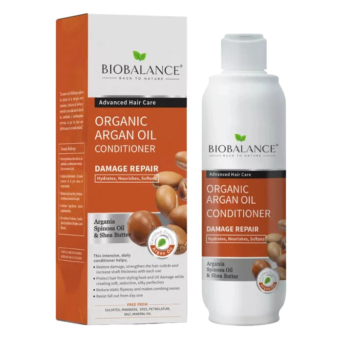 biobalance hajbalzsam bio argánolajjal sérült hajra 330ml