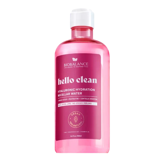 biobalance hello clean micellás víz hialuronnal 500ml