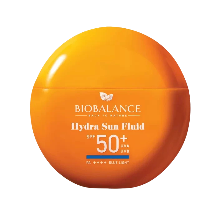 biobalance hydra mélyhidratáló vízálló fényvédő fluid arcra spf50+ 40ml