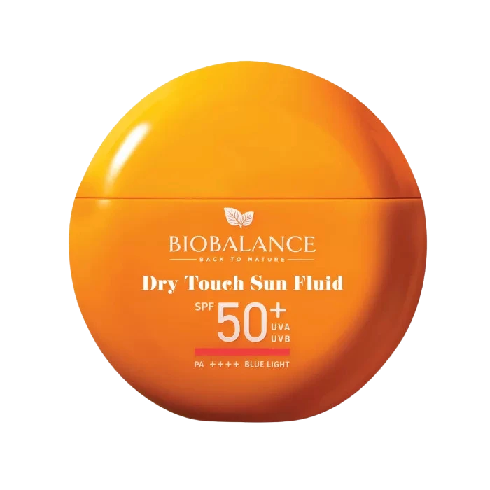 biobalance dry touch faggyútermelést szabályozó vízálló fényvédő fluid arcra spf50+ 40ml