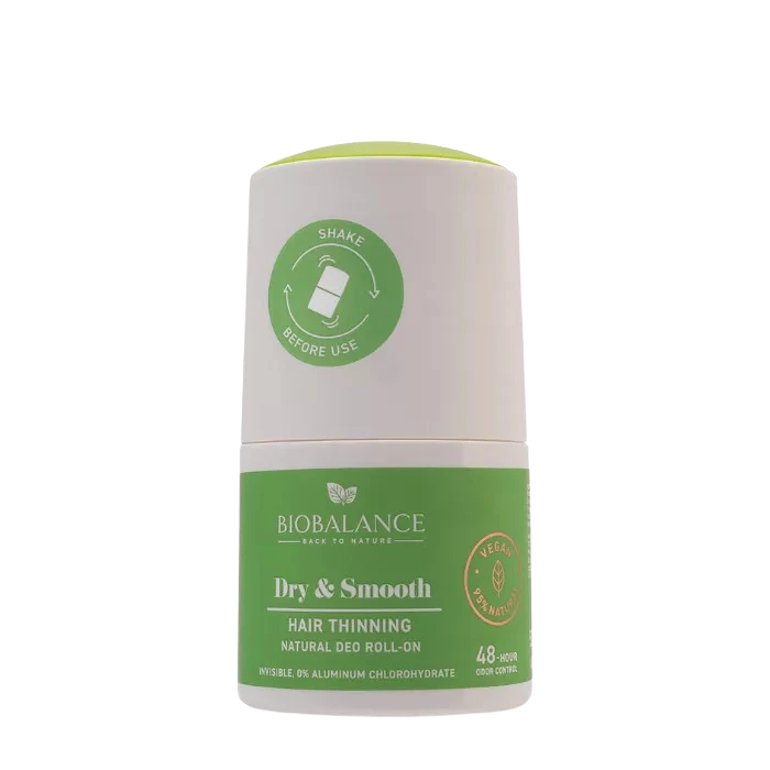 biobalance dry & smooth golyós dezodor szőrnövekedést lassító hatással 50ml