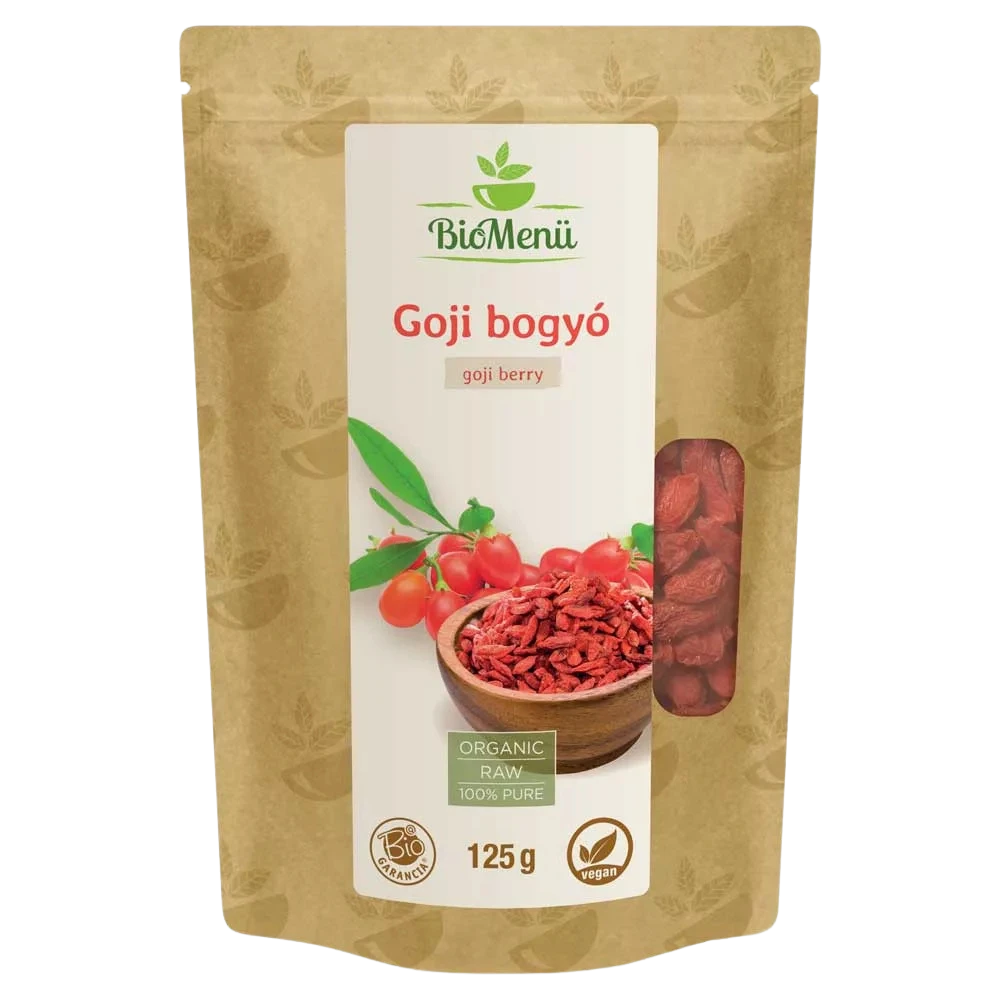 biomenÜ bio goji bogyó 125g