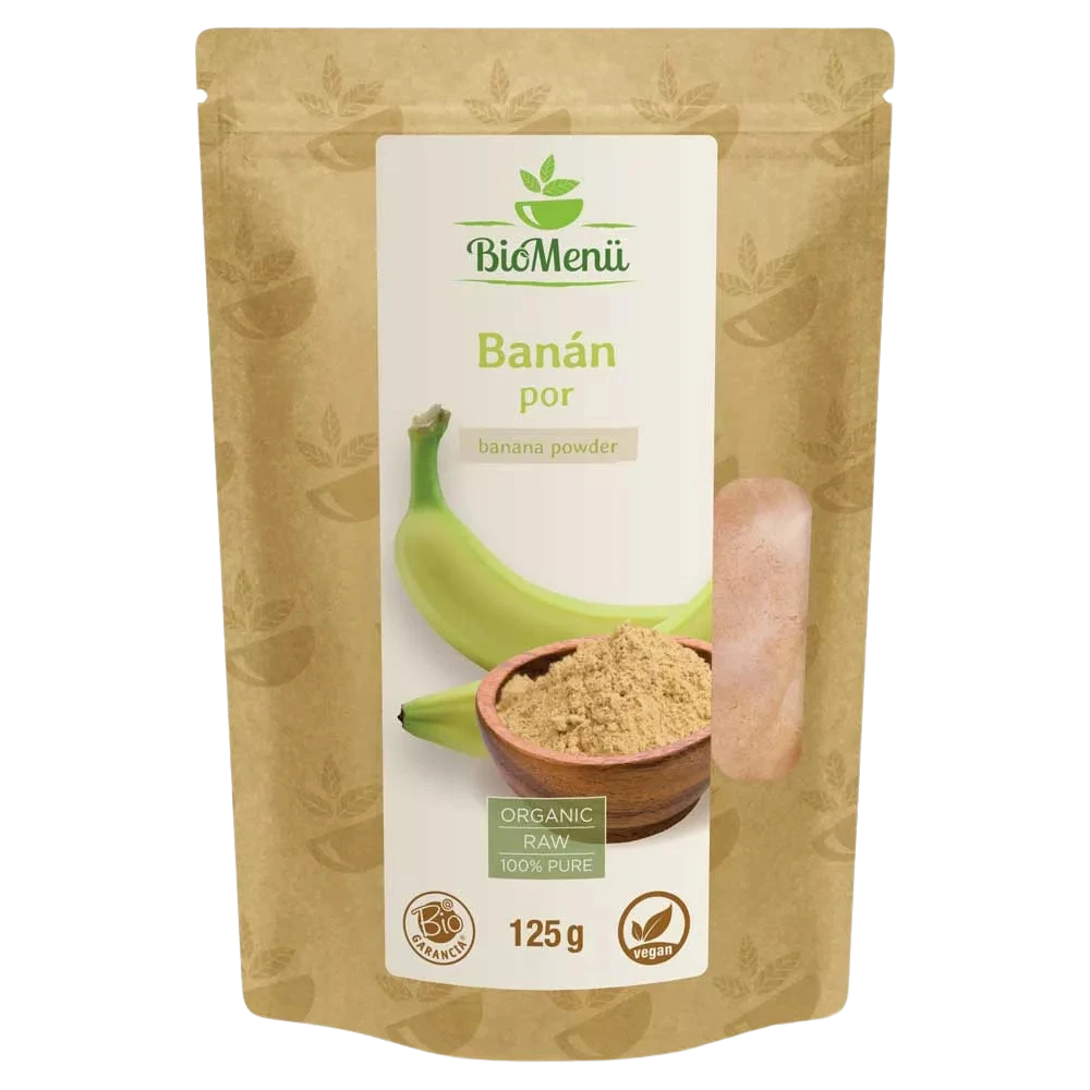 biomenÜ bio banán por 125g