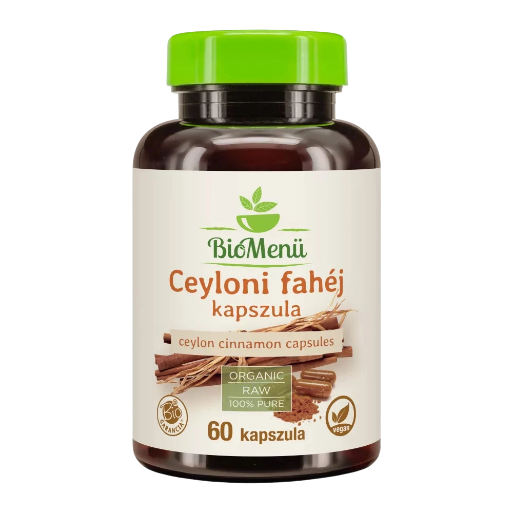 biomenÜ bio ceyloni fahéj 60db kapszula