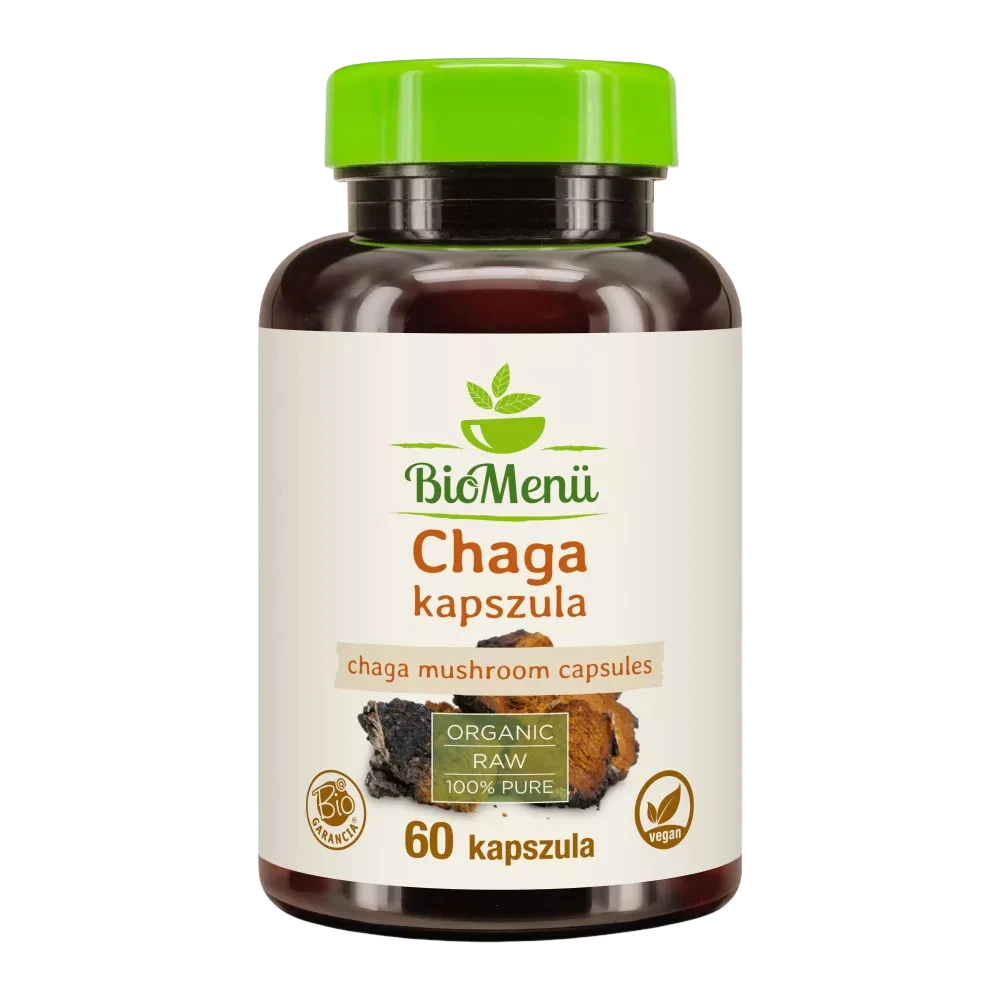 biomenÜ bio chaga gomba 60db kapszula