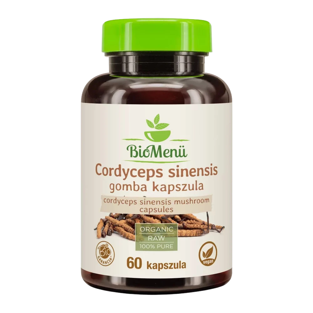 biomenÜ bio cordyceps sinensis gomba 60db kapszula