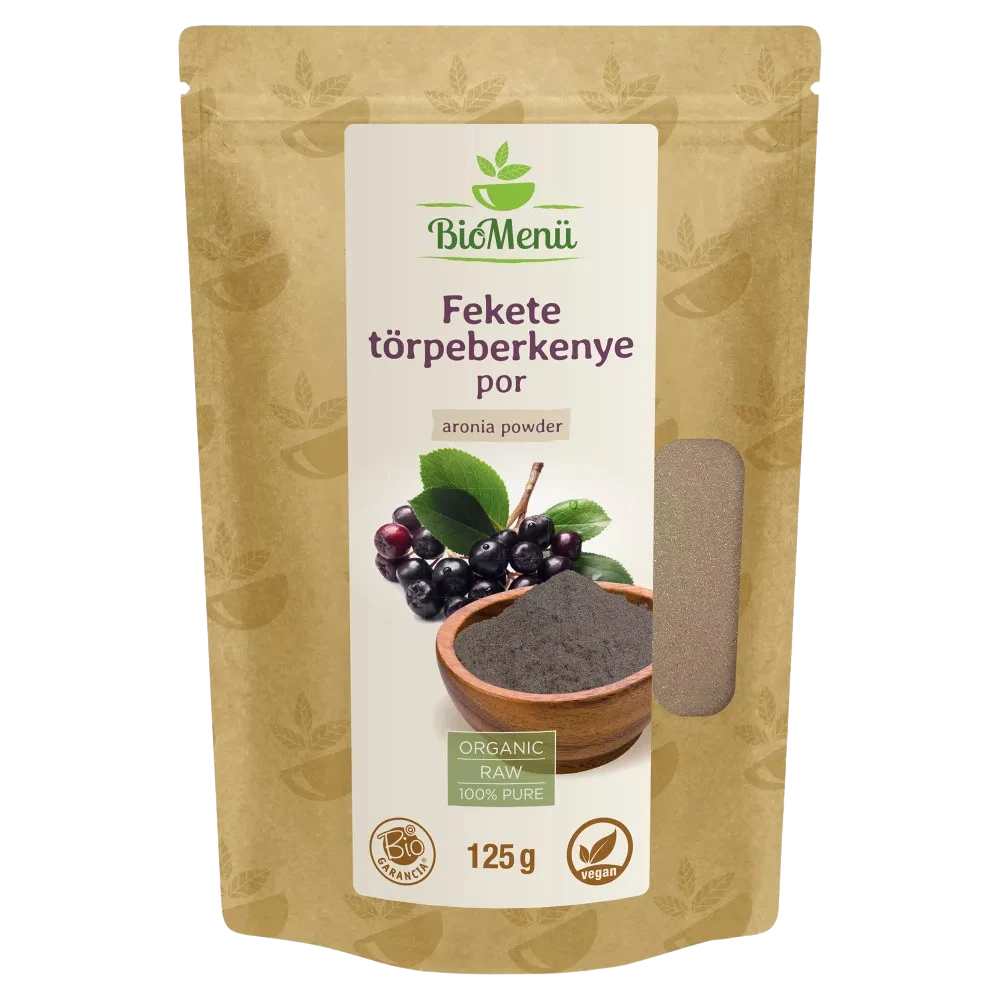 biomenÜ bio fekete törpeberkenye por 125g