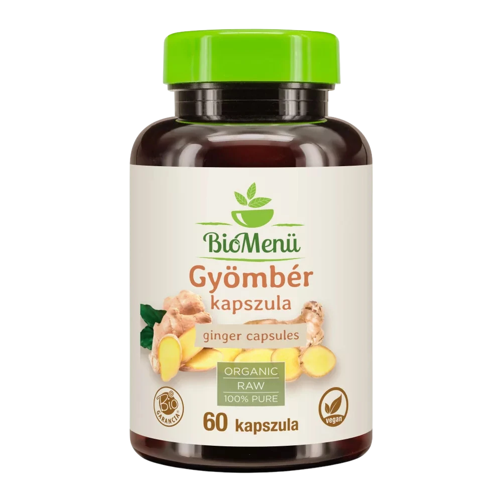 biomenÜ bio gyömbér 60db kapszula