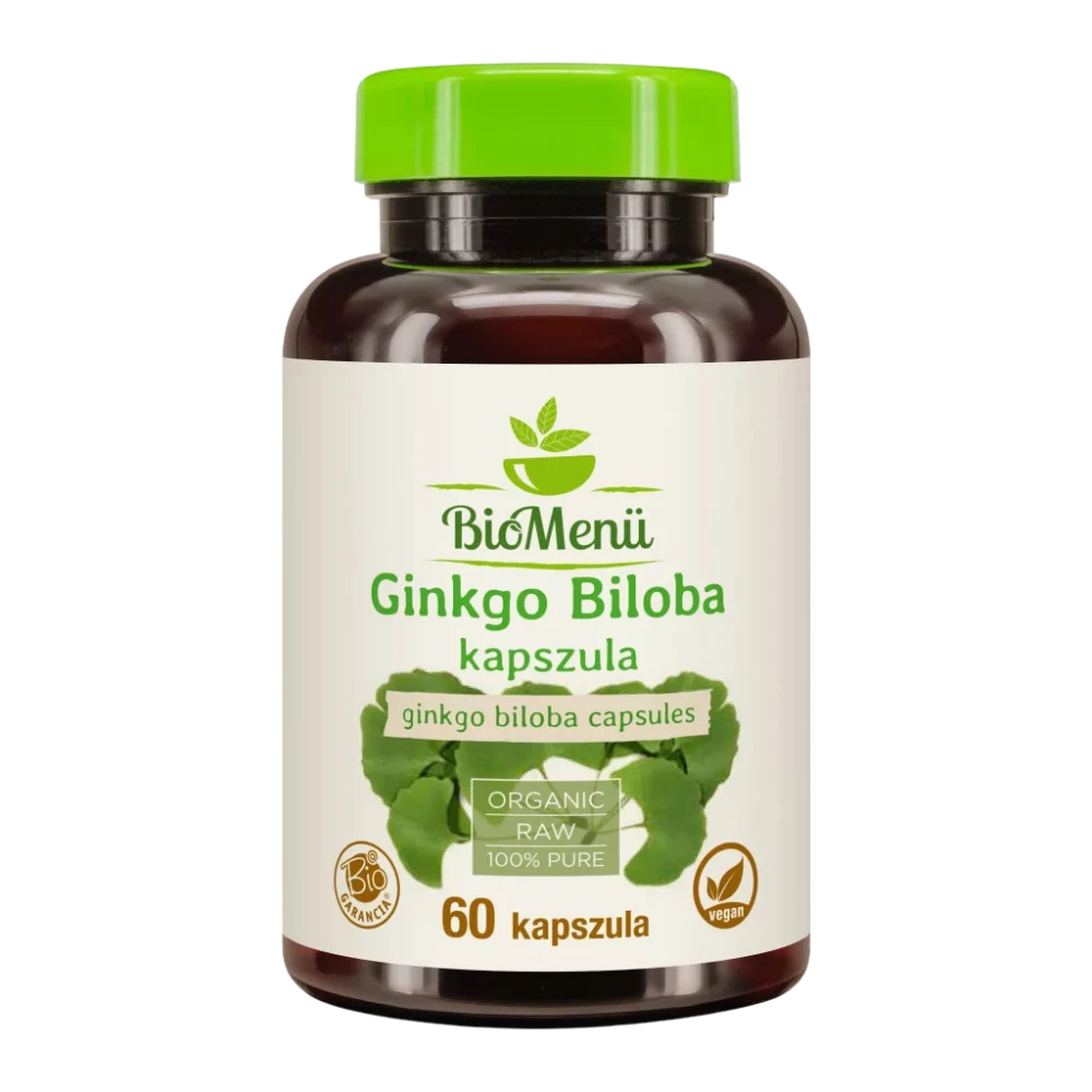biomenÜ bio ginkgo biloba 60db kapszula