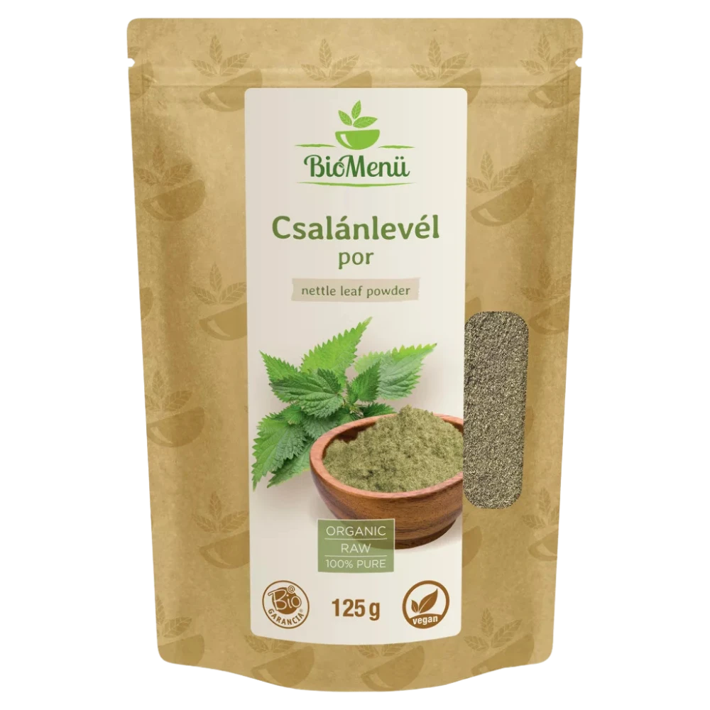 biomenÜ bio csalánlevél por 125g