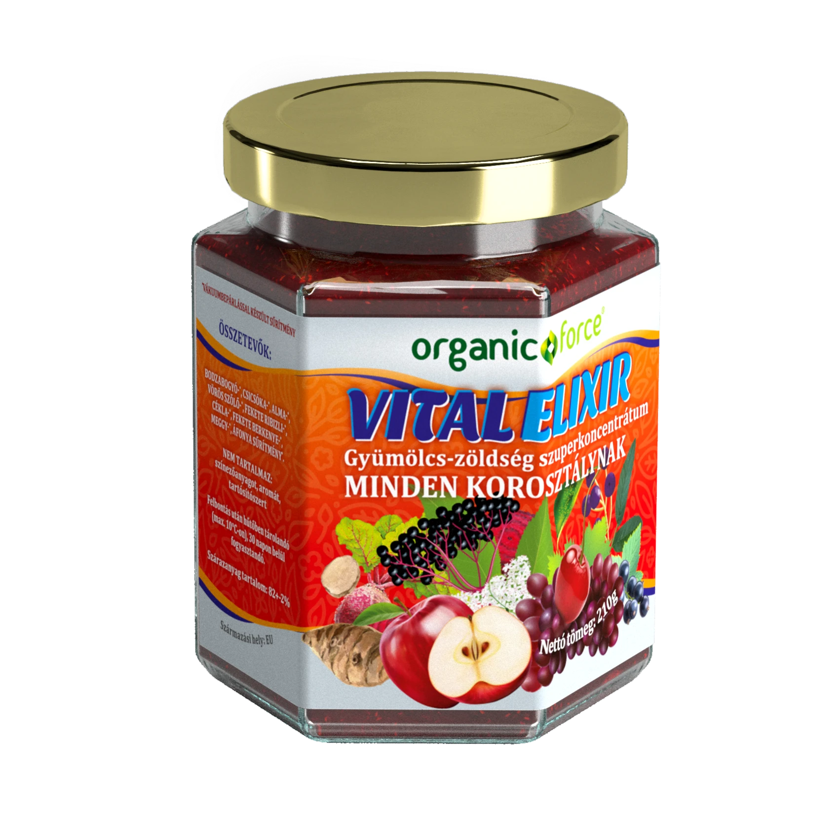organic force vitalelixír 210g