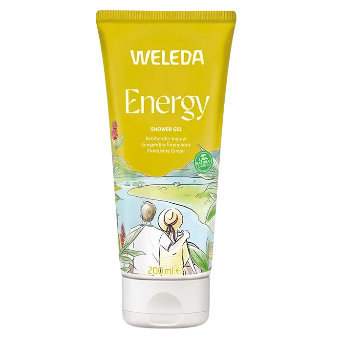 weleda energizáló gyömbéres natúr tusfürdő gél 200ml