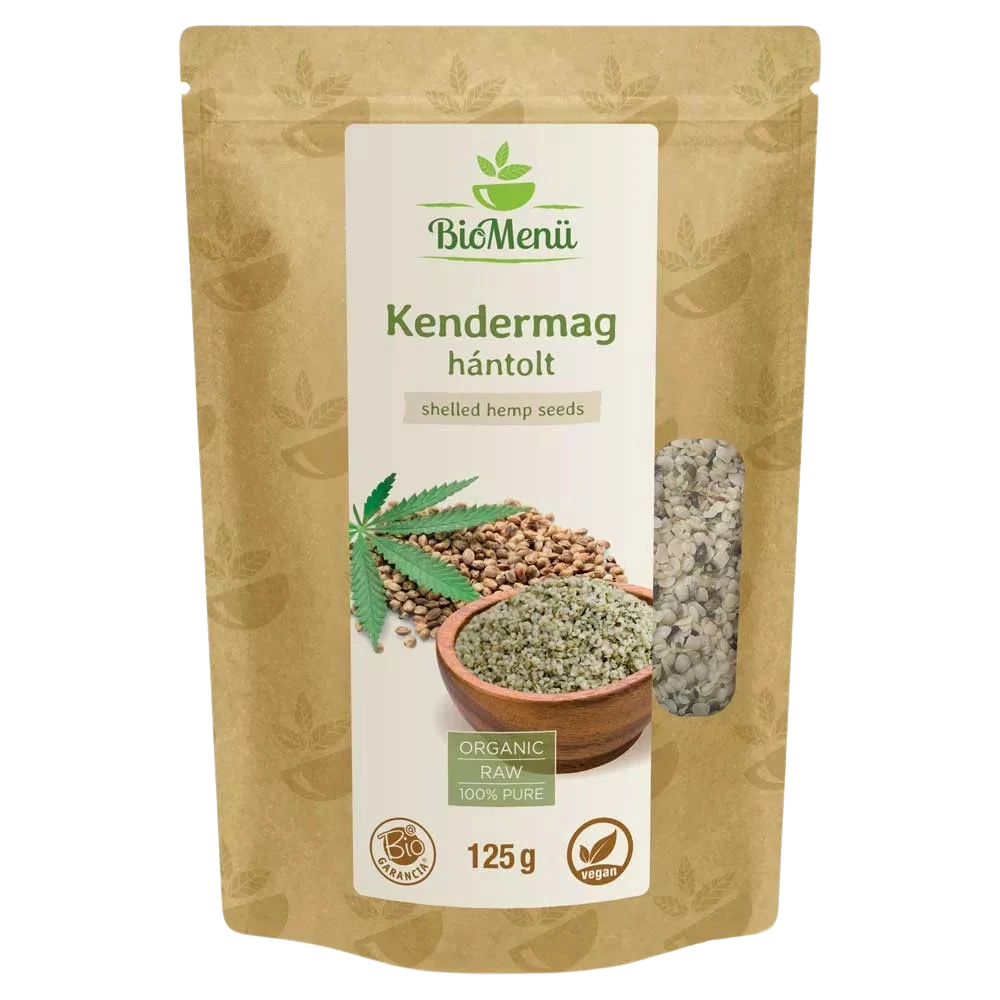 biomenÜ bio hántolt kendermag 125g