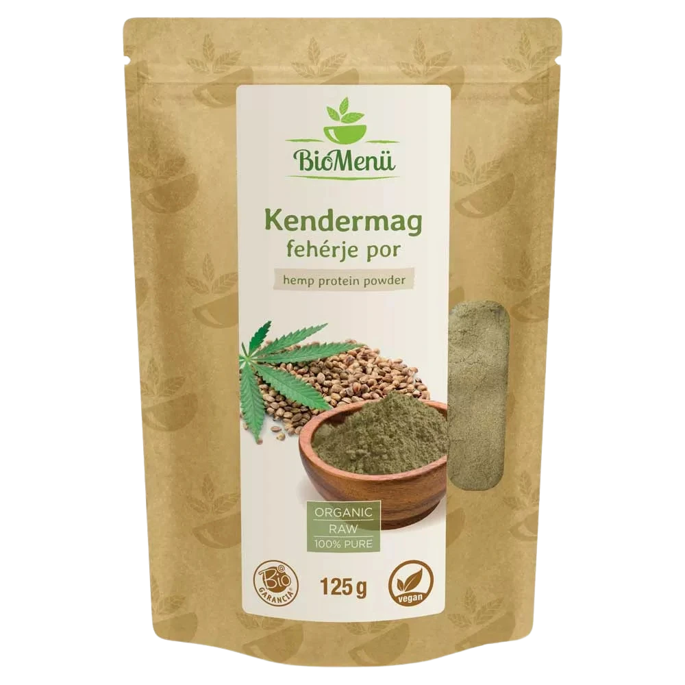 biomenÜ bio kendermag fehérje por 125g