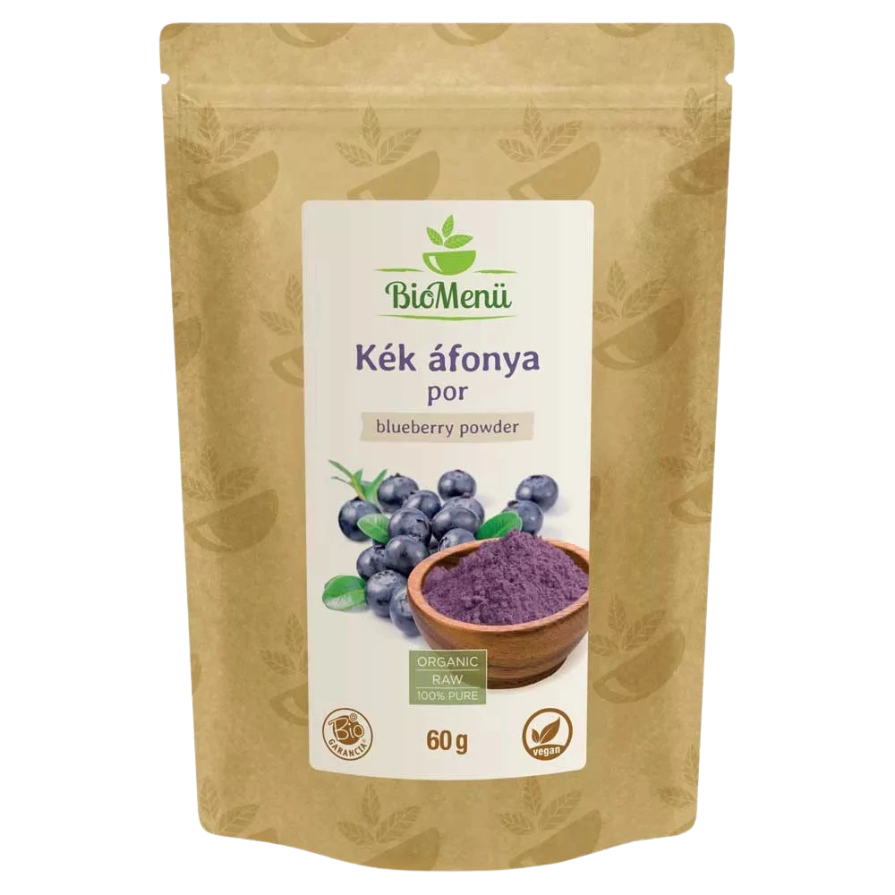 biomenÜ bio kék Áfonya por 60g