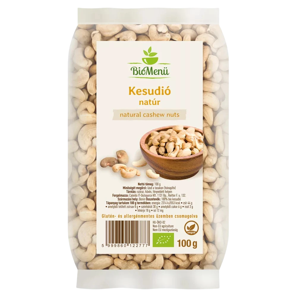 biomenÜ bio kesudió 100g