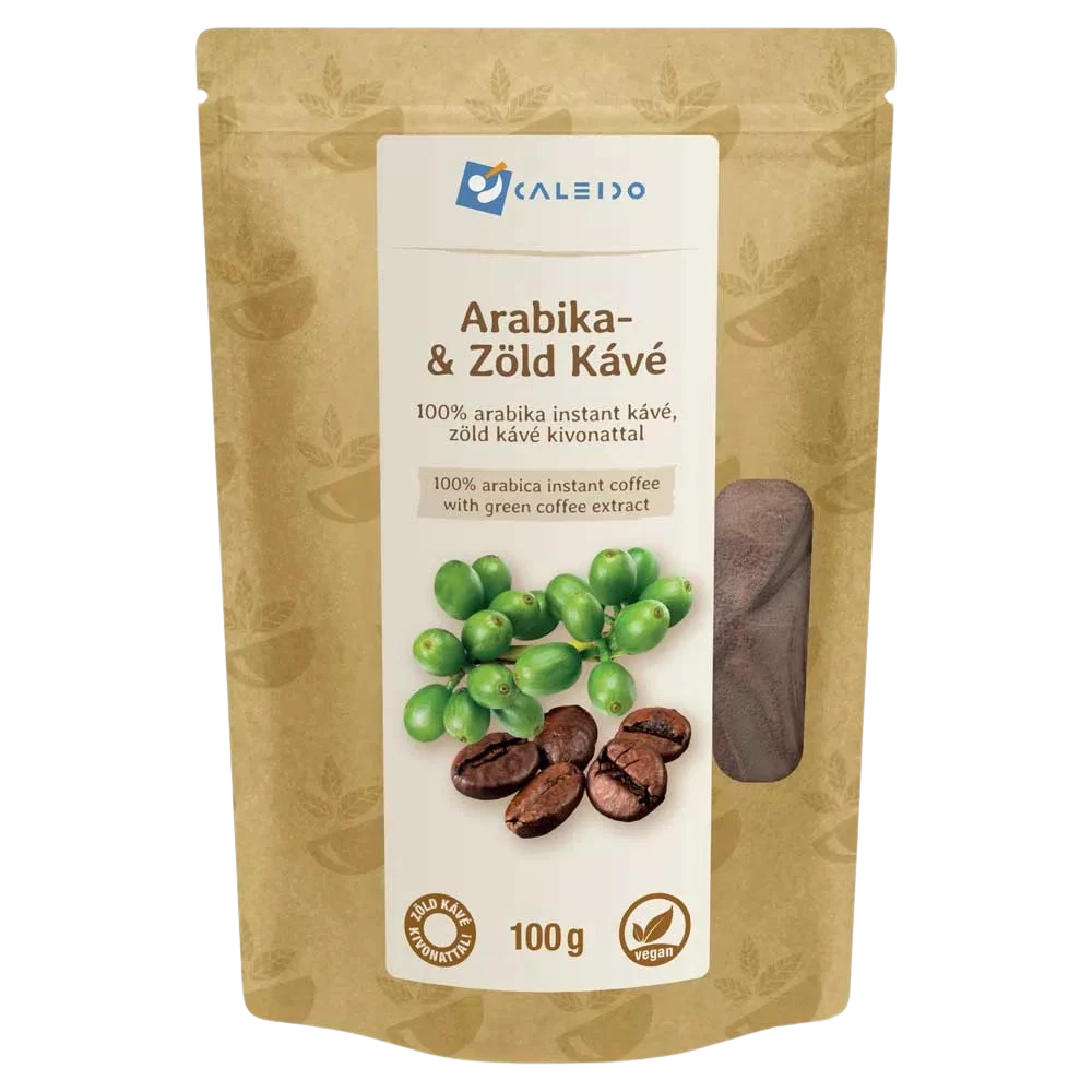 caleido arabika és zöld kávé 100g