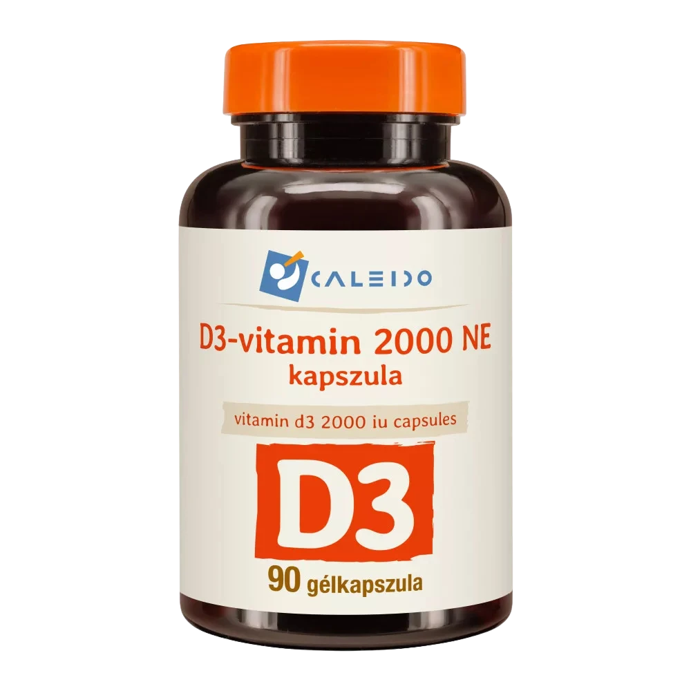 caleido d3 vitamin 2000ne gélkapszula 90db kapszula