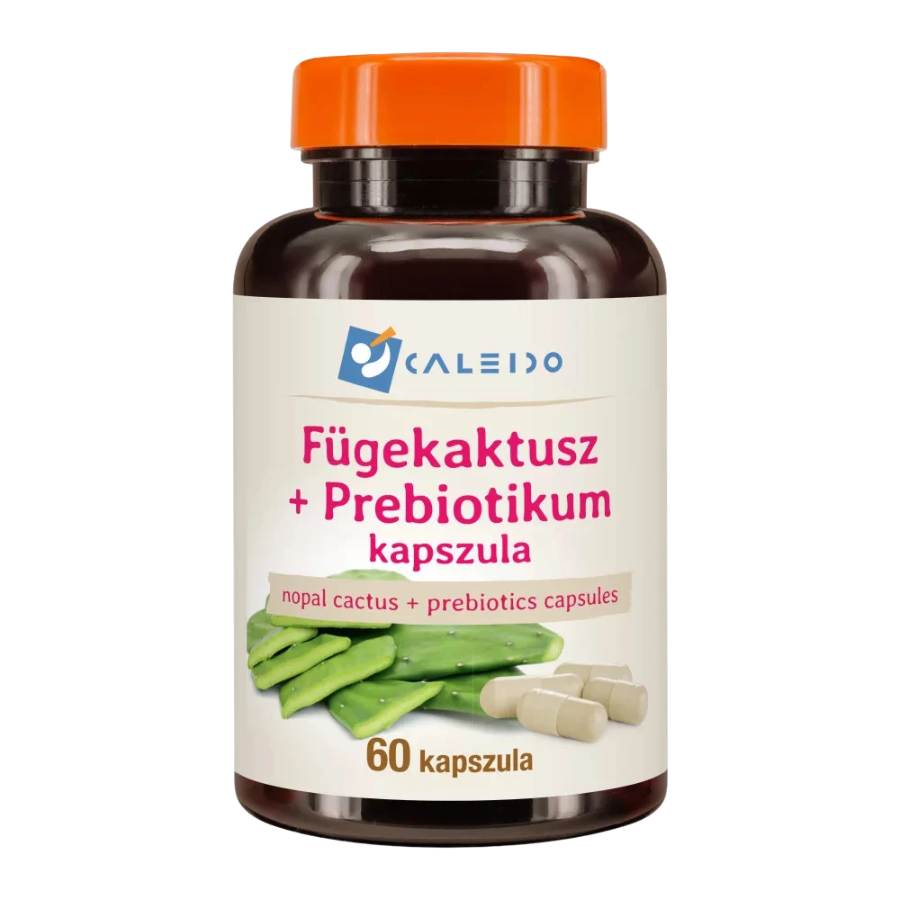 caleido fügekaktusz + prebiotikum kapszula 60db kapszula