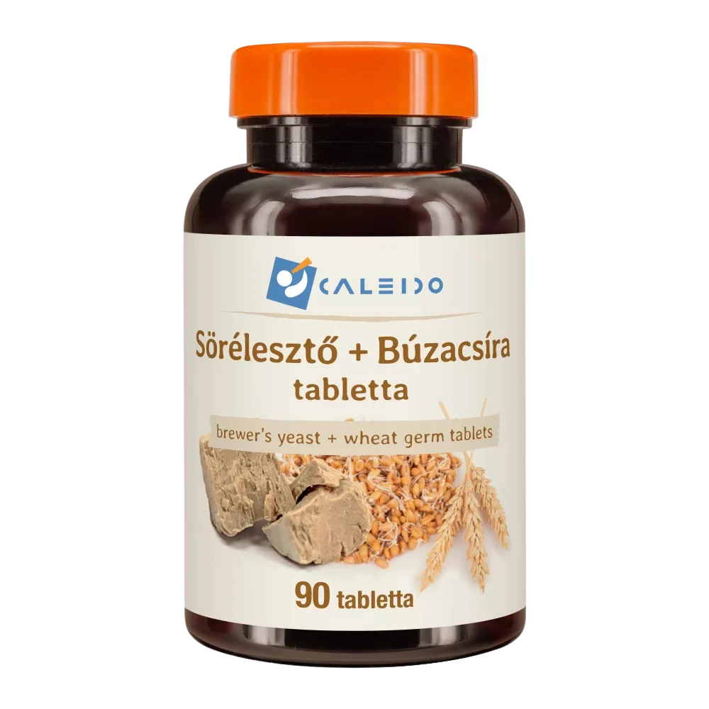 caleido sörélesztő + búzacsíra tabletta 90db tabletta
