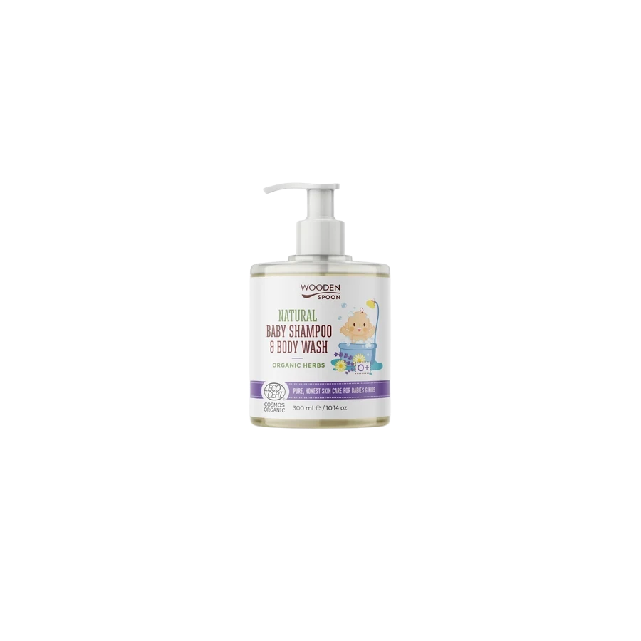 wooden spoon natural baba sampon és tusfürdő levendulás 300ml